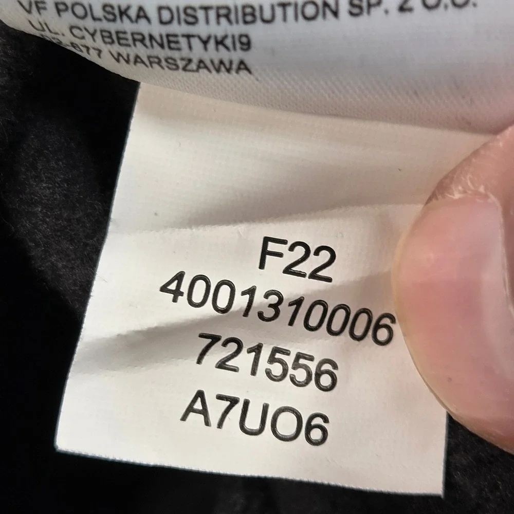 The North Face Sweatshirt Mens Small Black All Over Multi Logo Graphic Crewneck